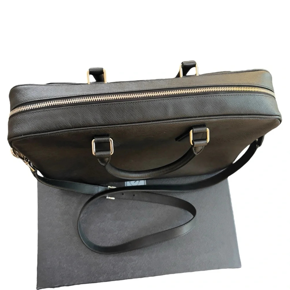 Prada Saffiano Leather Briefcase - Picture 10 of 16